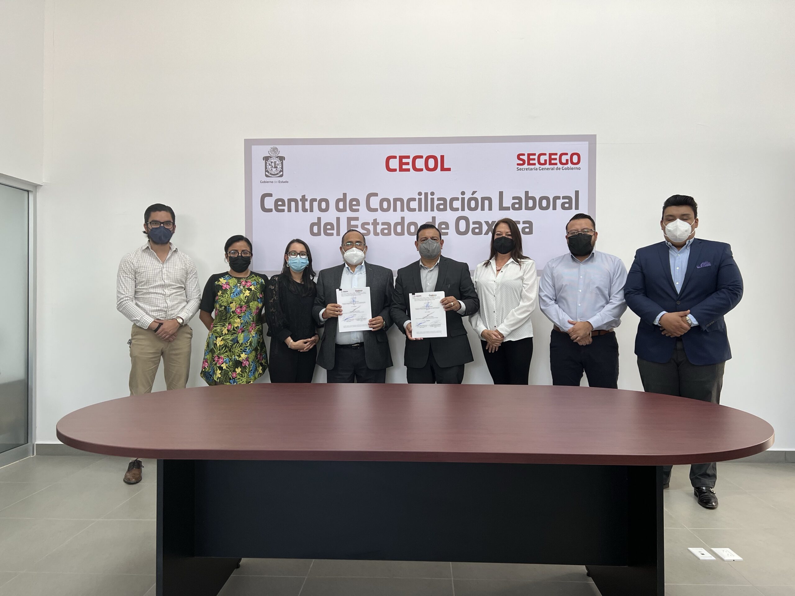 Signan convenio de colaboración OGAIP Oaxaca y CECOL Oaxaca La Tinta