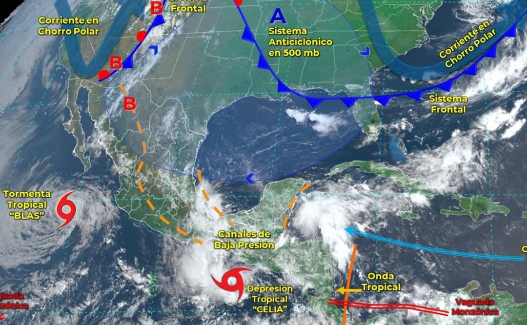 Provocará Depresión Tropical Celia Lluvias Fuertes A Intensas En 4 Regiones De Oaxaca La 3900