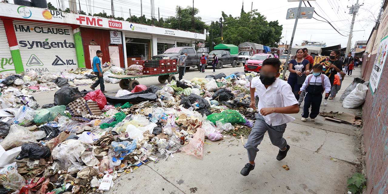 Invaden escuela con basura en la ciudad de Oaxaca; ya hay infecciones ...
