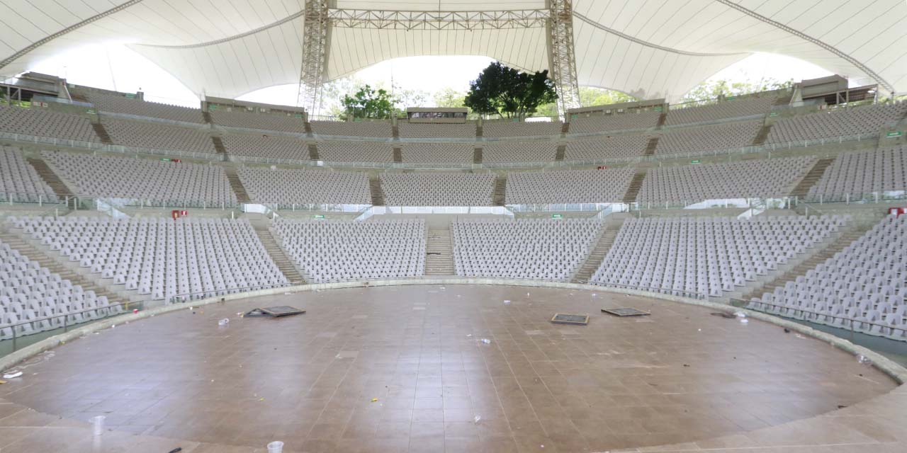 Gobierno de Oaxaca declara listo y renovado el Auditorio Guelaguetza